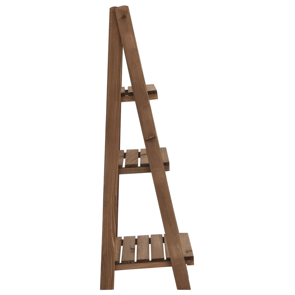 Piedistallo Piante 3 Livelli con Lavagna 40x30x90cm Legno Abete | homemem39
