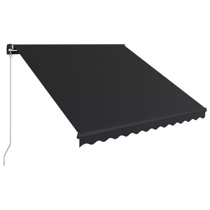 Tenda da Sole Retrattile Manuale 300x250 cm Antracite | homemem39