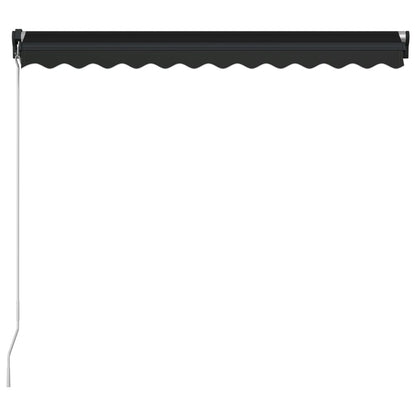 Tenda da Sole Retrattile Manuale 300x250 cm Antracite | homemem39