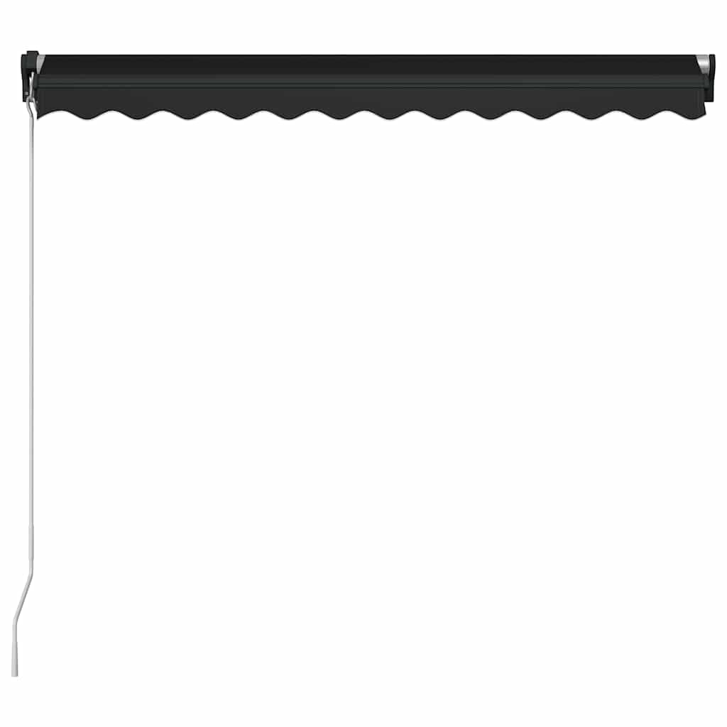 Tenda da Sole Retrattile Manuale 350x250 cm Antracite | homemem39