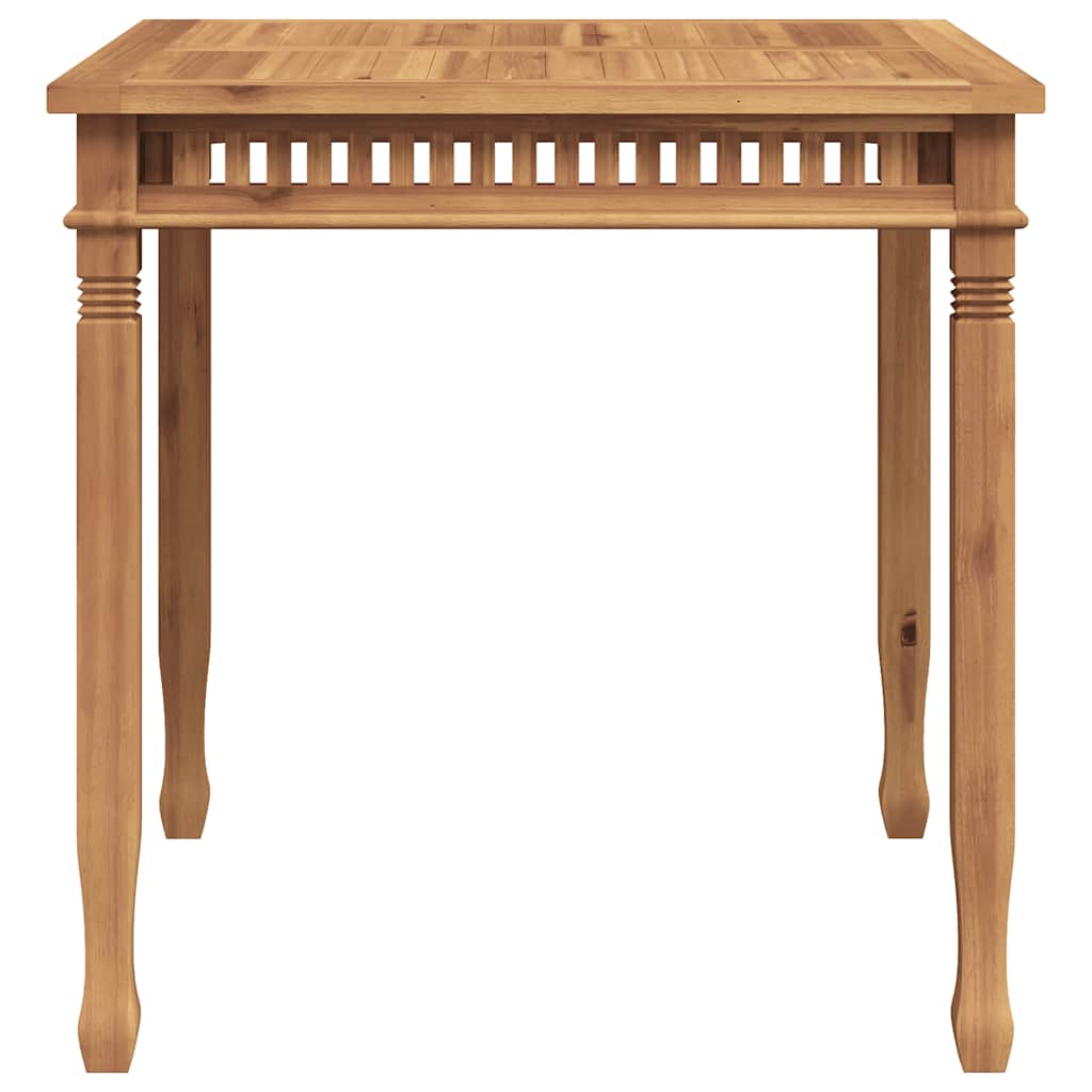 Tavolo da Pranzo per Giardino 80x80x80 cm in Massello di Teak