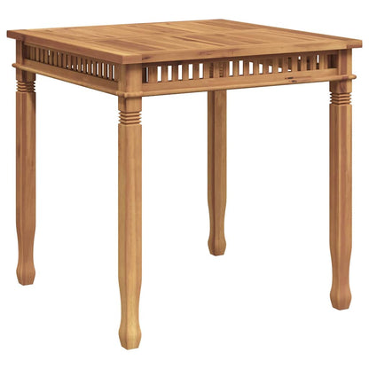 Tavolo da Pranzo per Giardino 80x80x80 cm in Massello di Teak