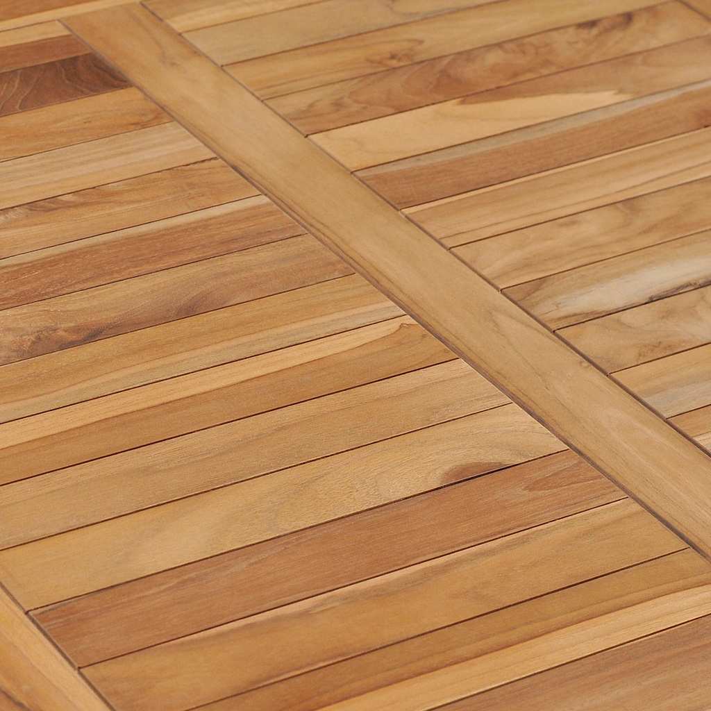 Tavolo da Pranzo per Giardino 80x80x80 cm in Massello di Teak