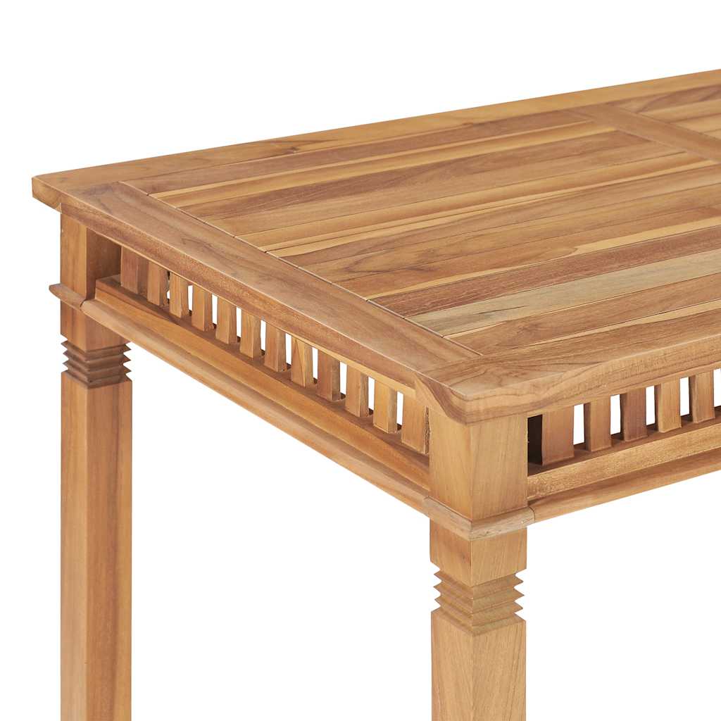 Tavolo da Pranzo per Giardino 120x65x80 cm in Massello di Teak | homemem39