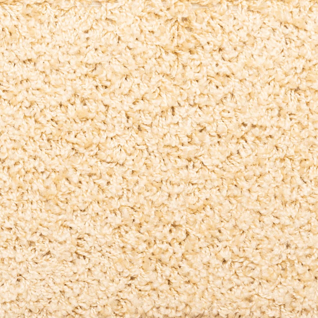 Tappetini per scale 15 pz 65x21x4 cm Crema Bordo rettangolare - homemem39