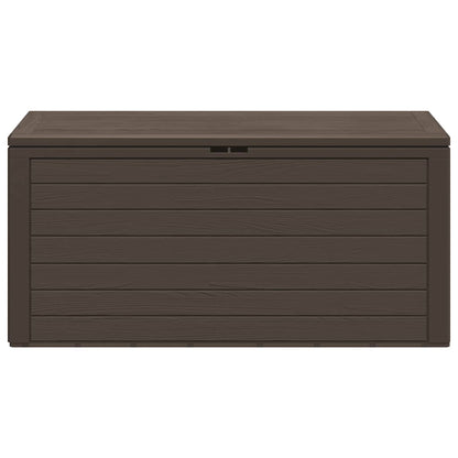 Baule da Giardino Marrone 116x44x55 cm