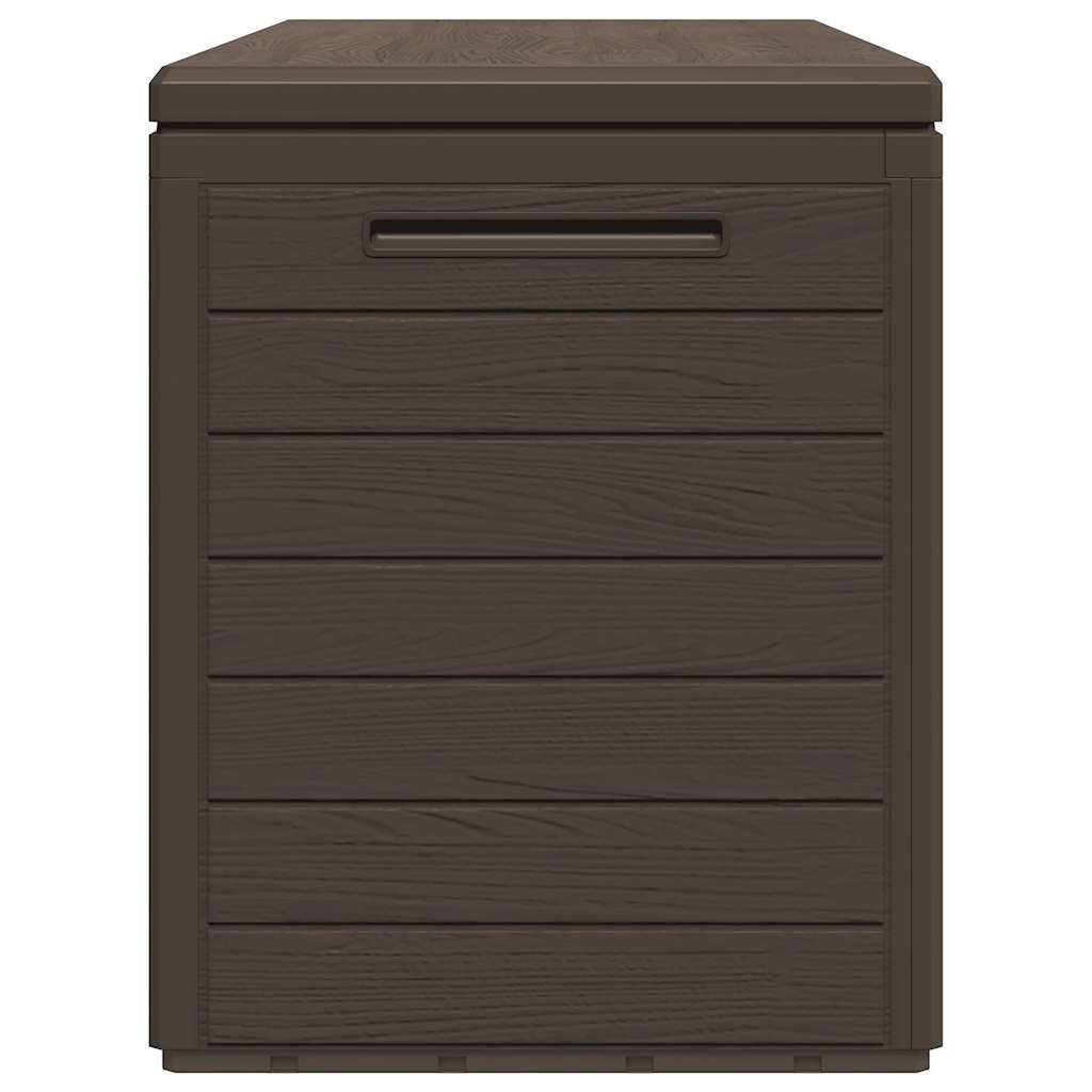 Baule da Giardino Marrone 116x44x55 cm - homemem39