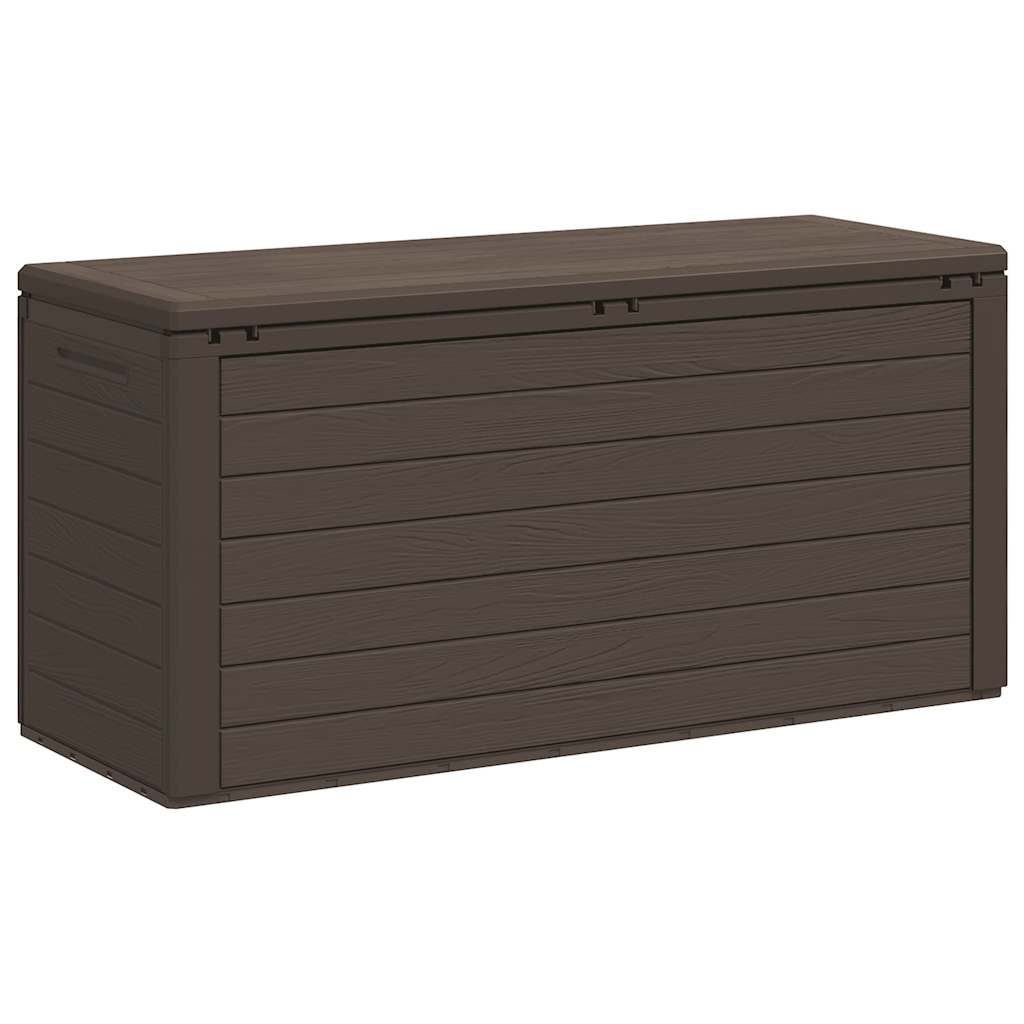 Baule da Giardino Marrone 116x44x55 cm