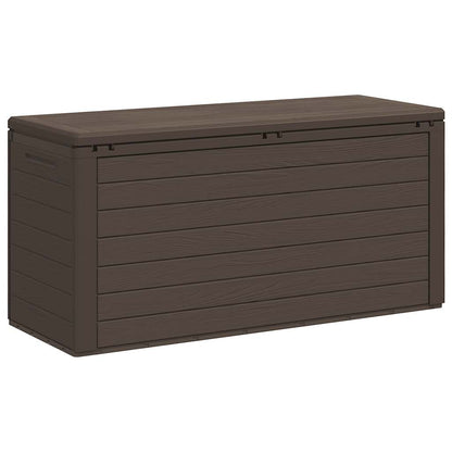 Baule da Giardino Marrone 116x44x55 cm
