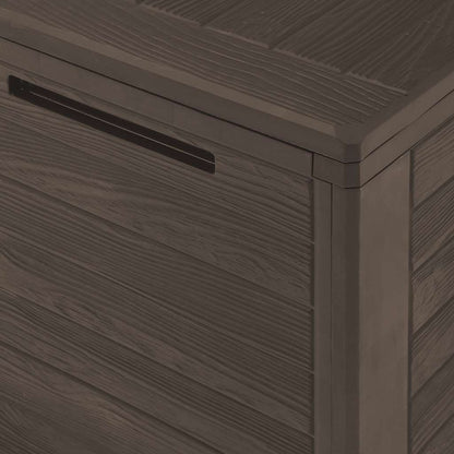 Baule da Giardino Marrone 116x44x55 cm - homemem39