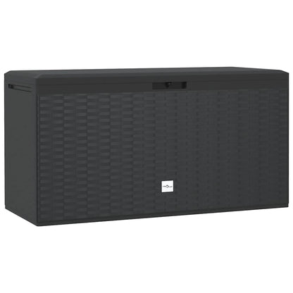 Baule da Giardino Antracite 114x47x60 cm