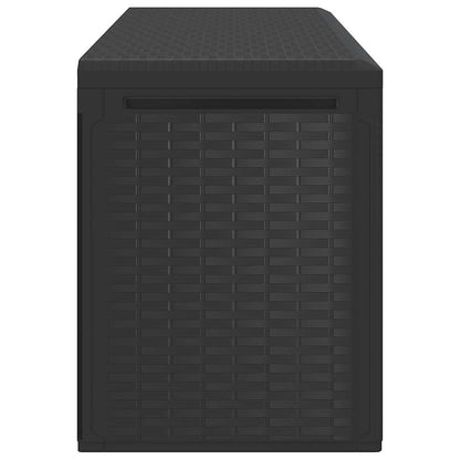 Baule da Giardino Antracite 114x47x60 cm