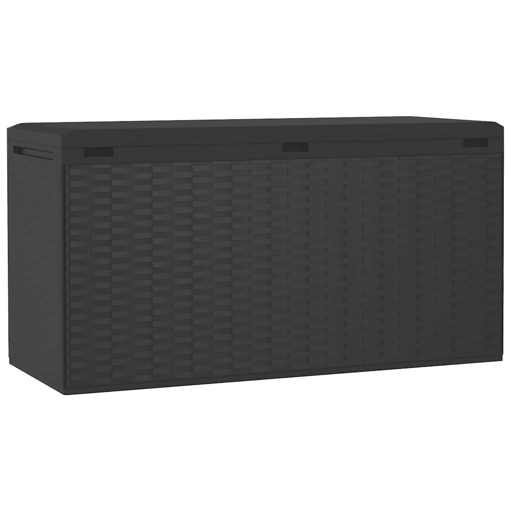 Baule da Giardino Antracite 114x47x60 cm