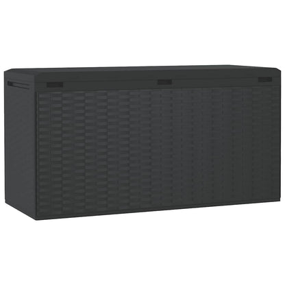 Baule da Giardino Antracite 114x47x60 cm