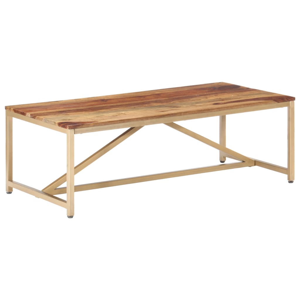 Tavolino da Salotto 120x60x40cm in Legno Massello