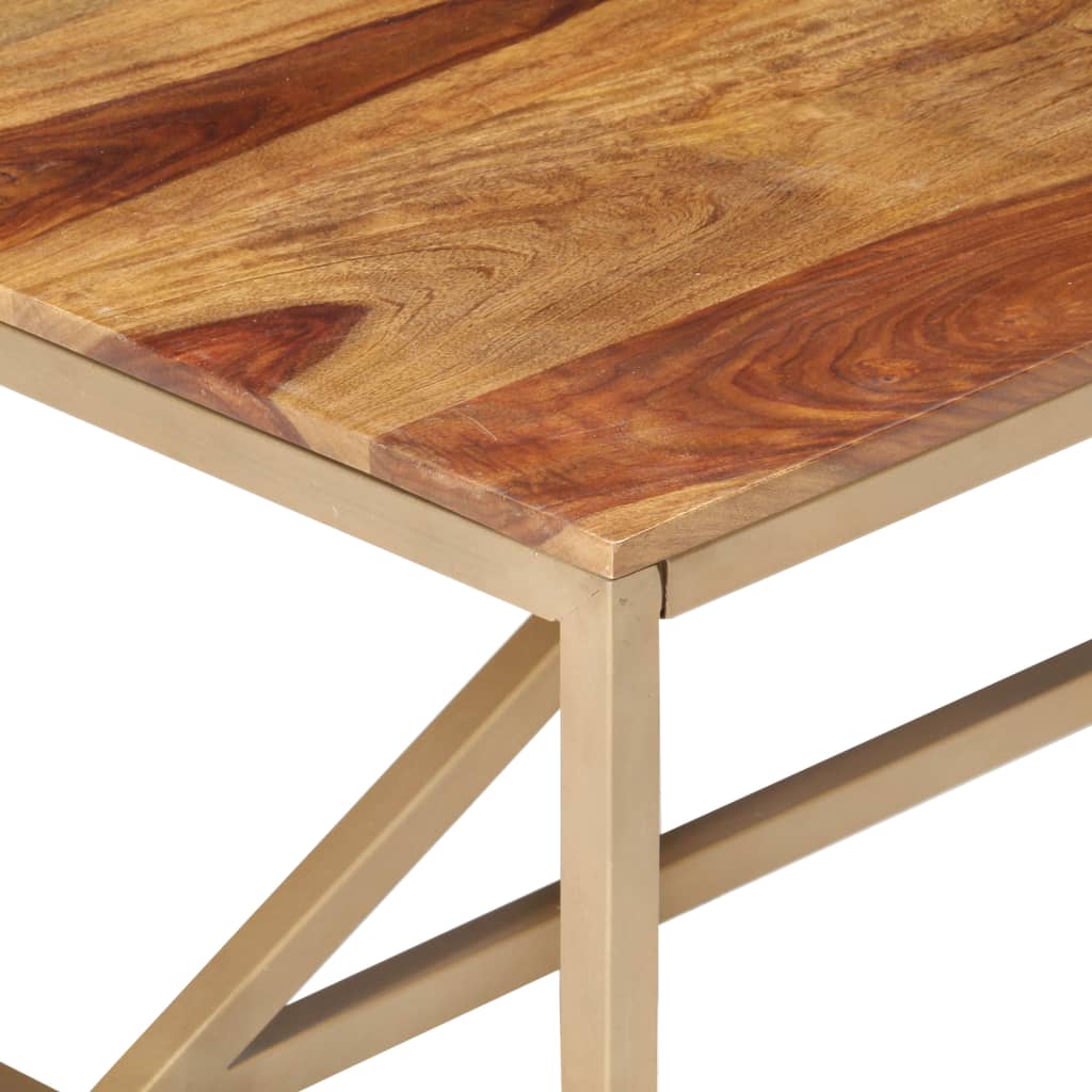 Tavolino da Salotto 120x60x40cm in Legno Massello