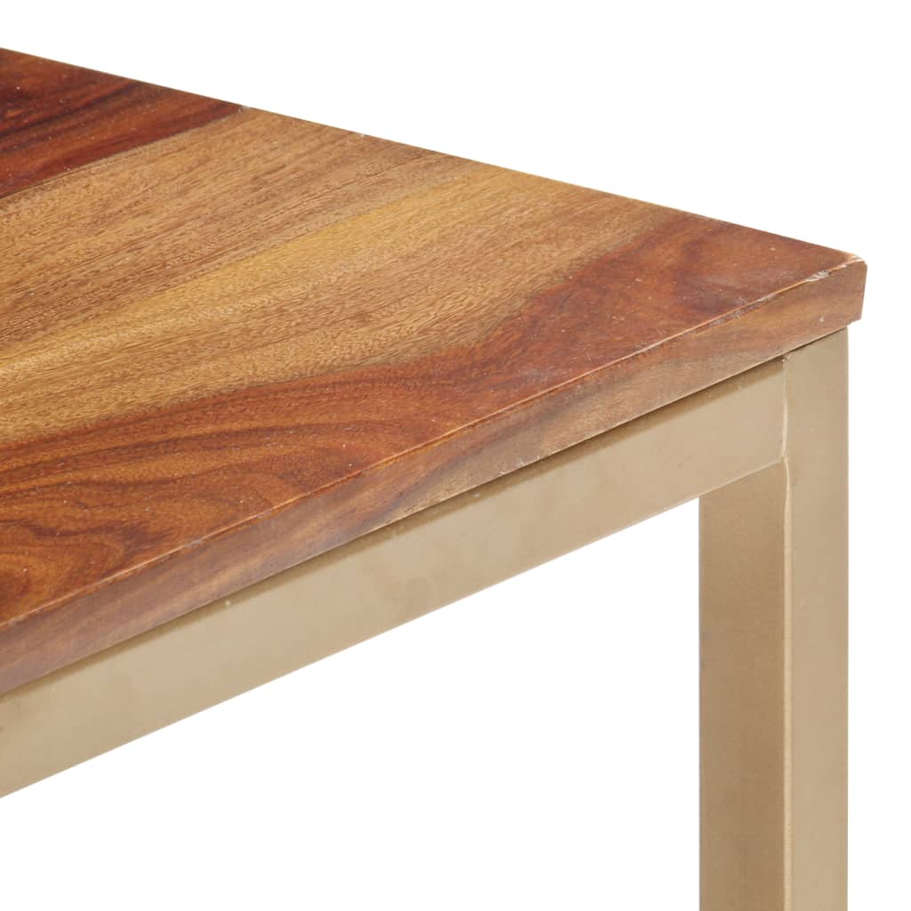 Tavolino da Salotto 120x60x40cm in Legno Massello