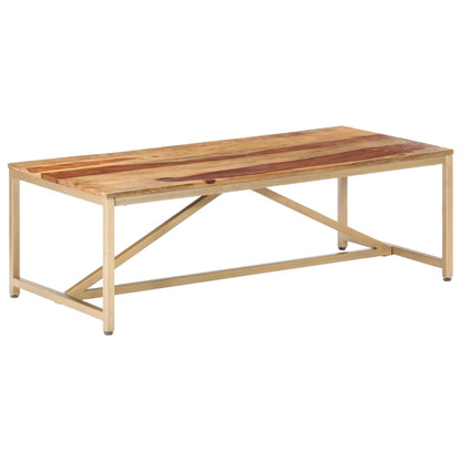 Tavolino da Salotto 120x60x40cm in Legno Massello | homemem39