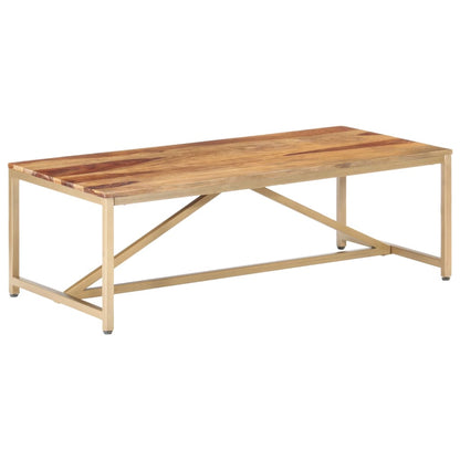 Tavolino da Salotto 120x60x40cm in Legno Massello | homemem39