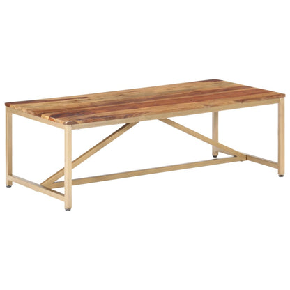 Tavolino da Salotto 120x60x40cm in Legno Massello