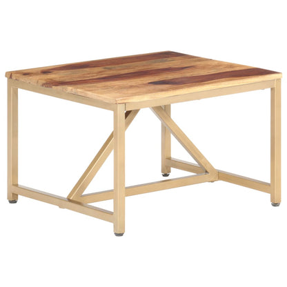 Tavolino Laterale 60x60x40 cm in Legno Massello | homemem39