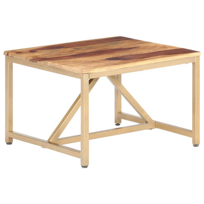 Tavolino Laterale 60x60x40 cm in Legno Massello