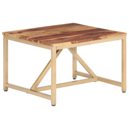 Tavolino Laterale 60x60x40 cm in Legno Massello