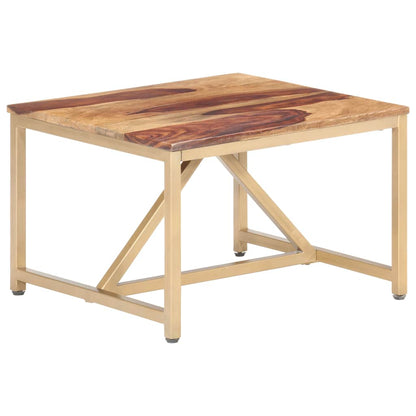 Tavolino Laterale 60x60x40 cm in Legno Massello
