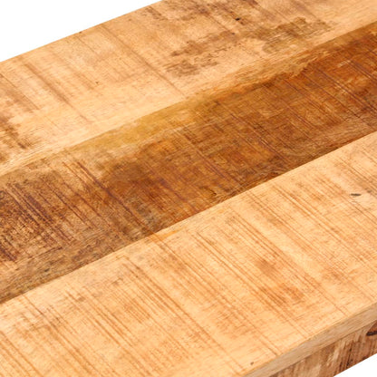 Panca 110 cm in Legno Massello di Mango e Acciaio | homemem39
