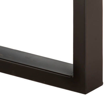Panca 110 cm in Legno Massello di Mango e Acciaio | homemem39