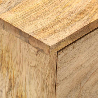 Comodino 40x35x55 cm in Legno Massello di Mango
