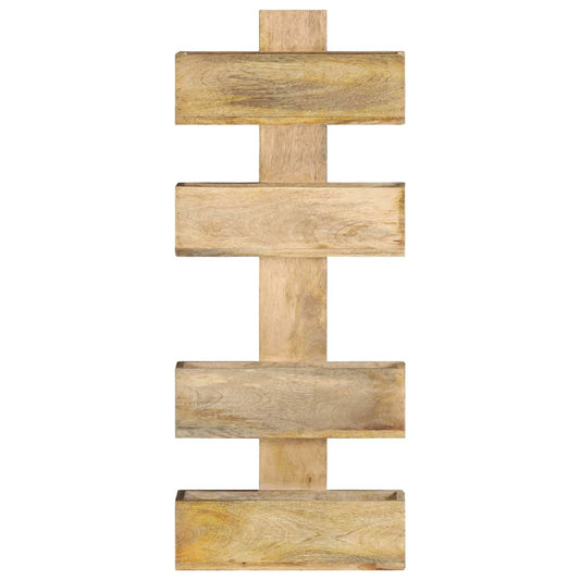 Portariviste a Parete 30x11x72 cm in Legno Massello di Mango | homemem39