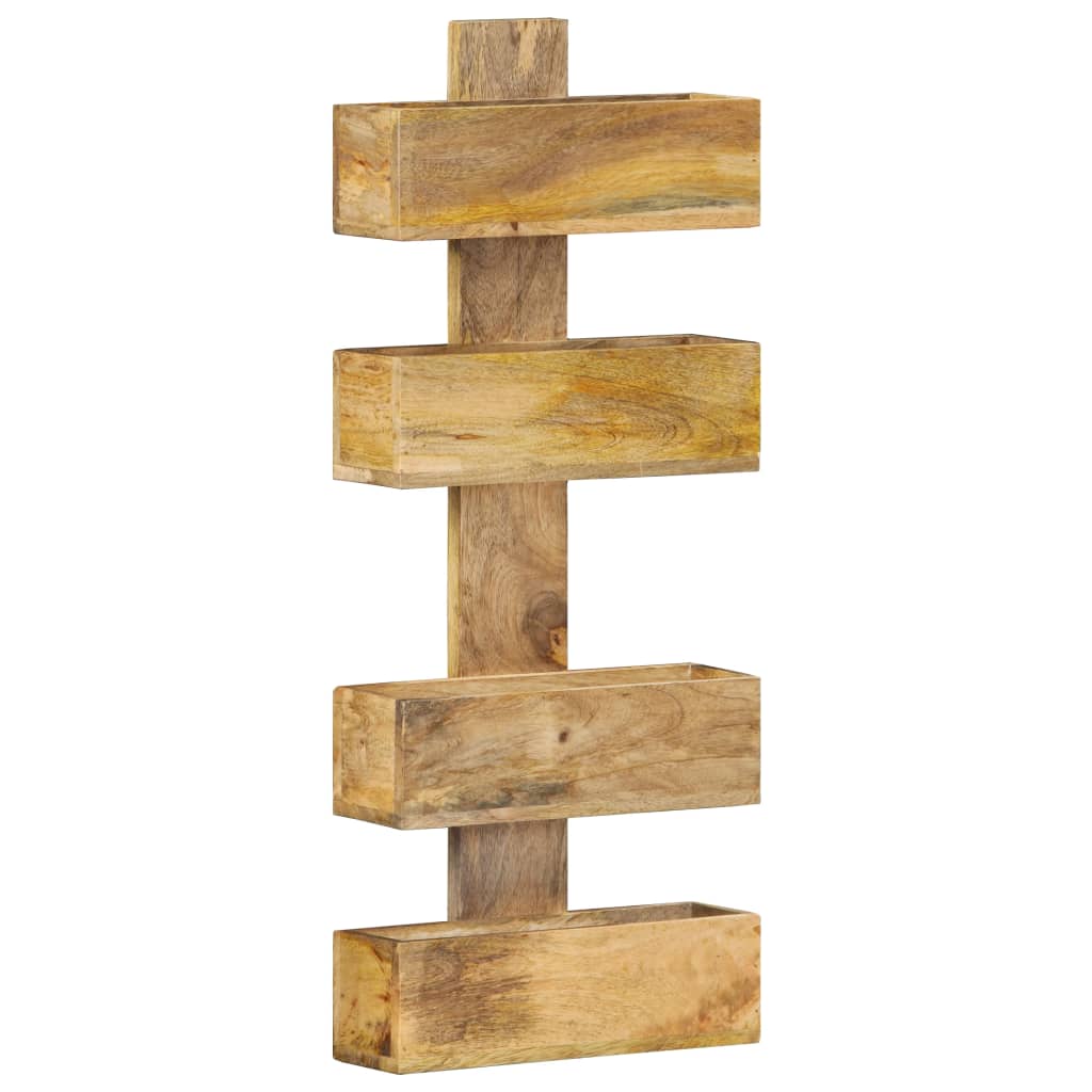 Portariviste a Parete 30x11x72 cm in Legno Massello di Mango | homemem39