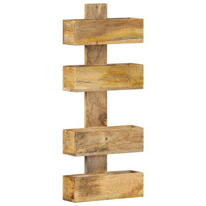 Portariviste a Parete 30x11x72 cm in Legno Massello di Mango | homemem39