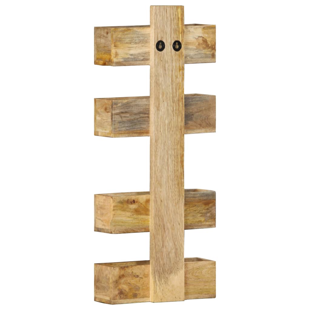Portariviste a Parete 30x11x72 cm in Legno Massello di Mango | homemem39