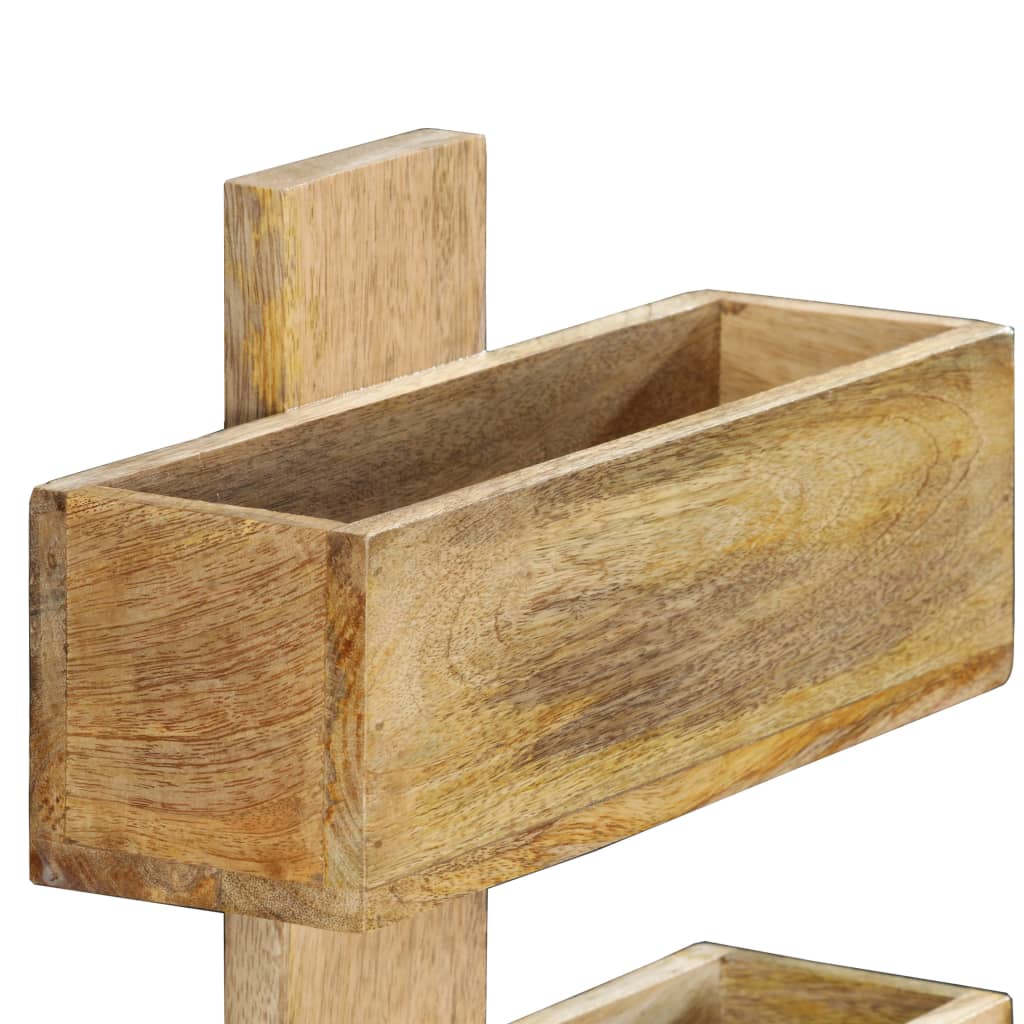 Portariviste a Parete 30x11x72 cm in Legno Massello di Mango | homemem39