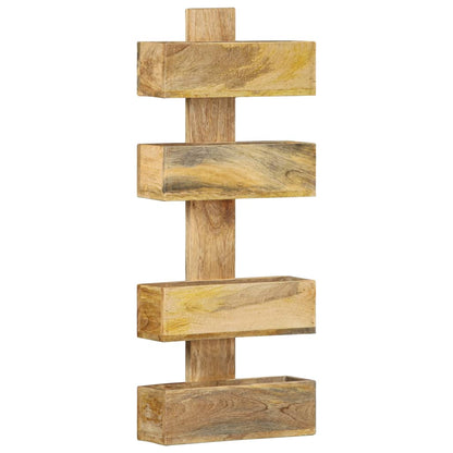 Portariviste a Parete 30x11x72 cm in Legno Massello di Mango | homemem39