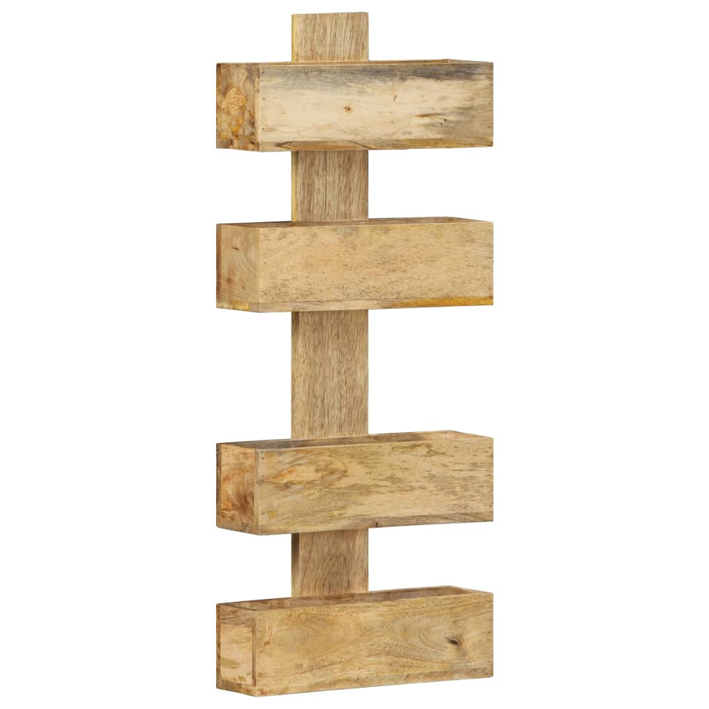 Portariviste a Parete 30x11x72 cm in Legno Massello di Mango | homemem39