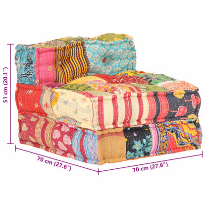 Pouf Modulare in Tessuto Patchwork | homemem39
