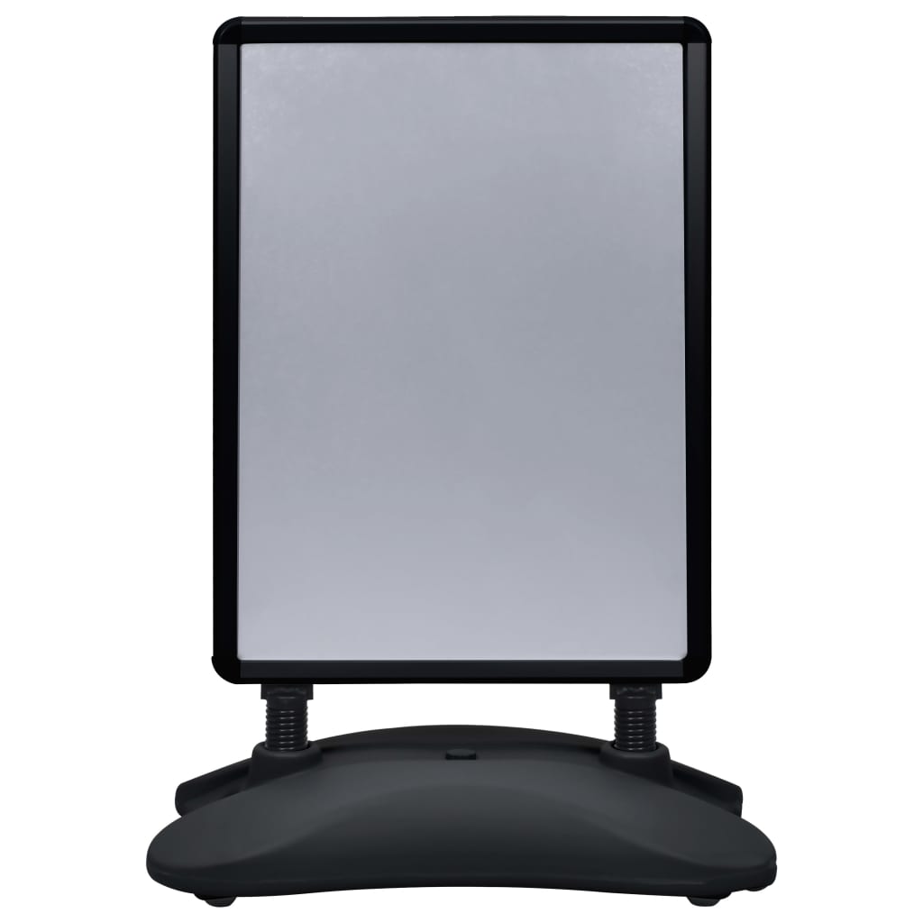 Piedistallo per Poster A1 Base ad Acqua Nero Lega di Alluminio - homemem39