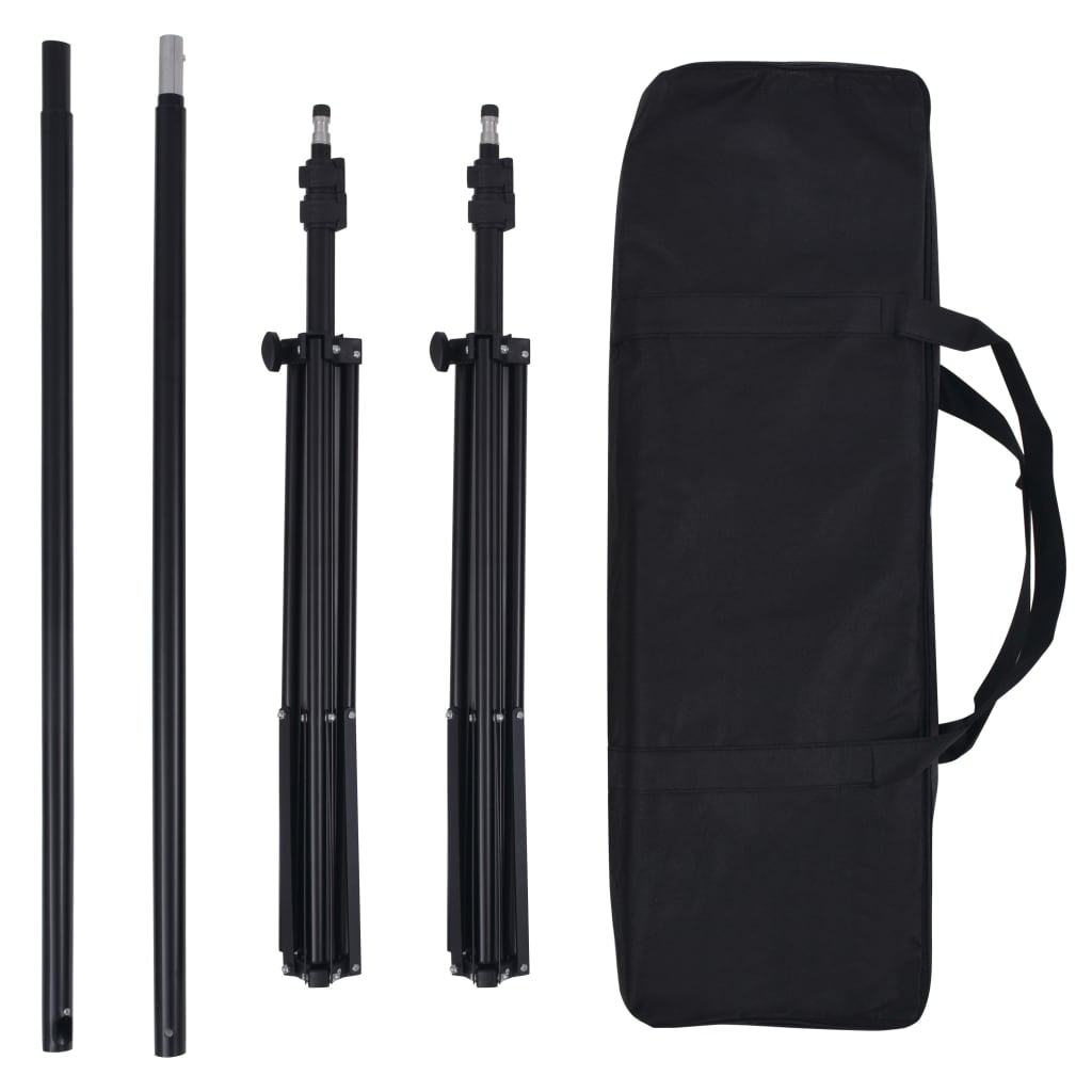 Kit per Studio Fotografico con Luce Softbox e Fondali - homemem39