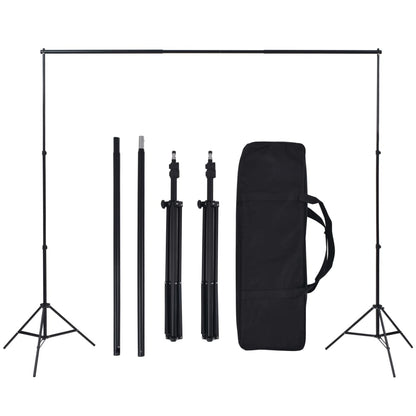 Kit per Studio Fotografico con Luce Softbox e Fondali - homemem39