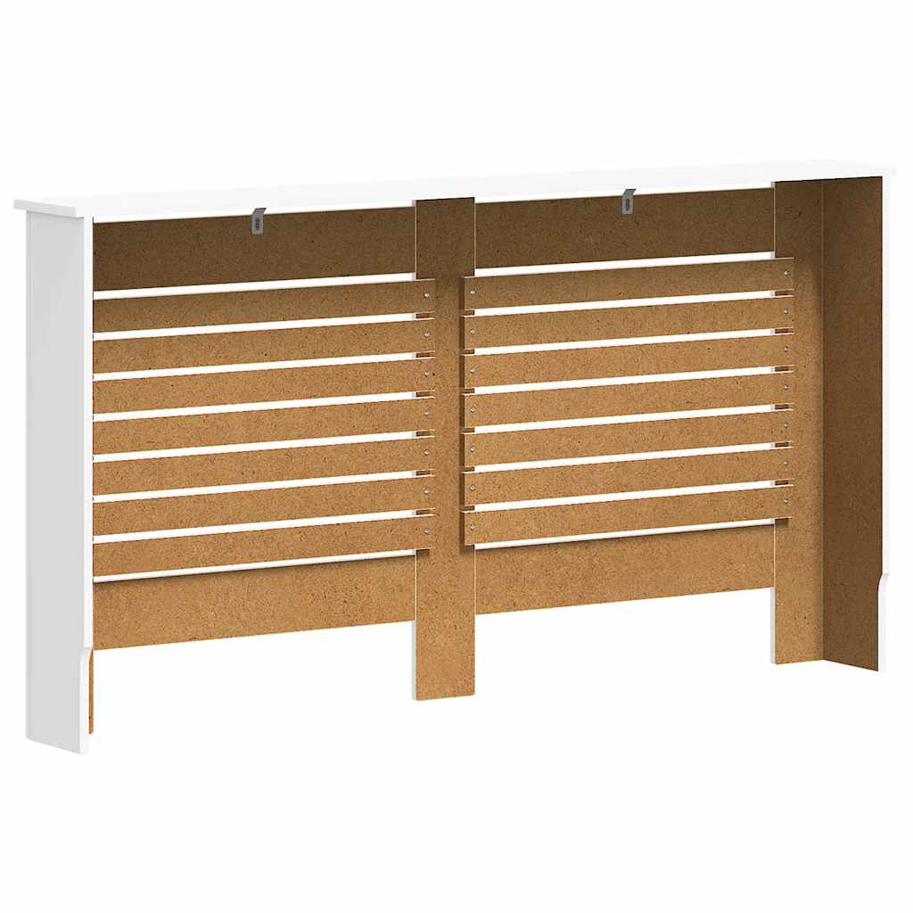 Coperture per Radiatori 2 pz Bianche 152x19x81,5 cm in MDF