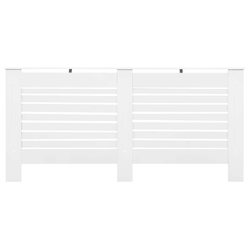 Coperture per Radiatori 2 pz Bianche 172x19x81,5 cm in MDF