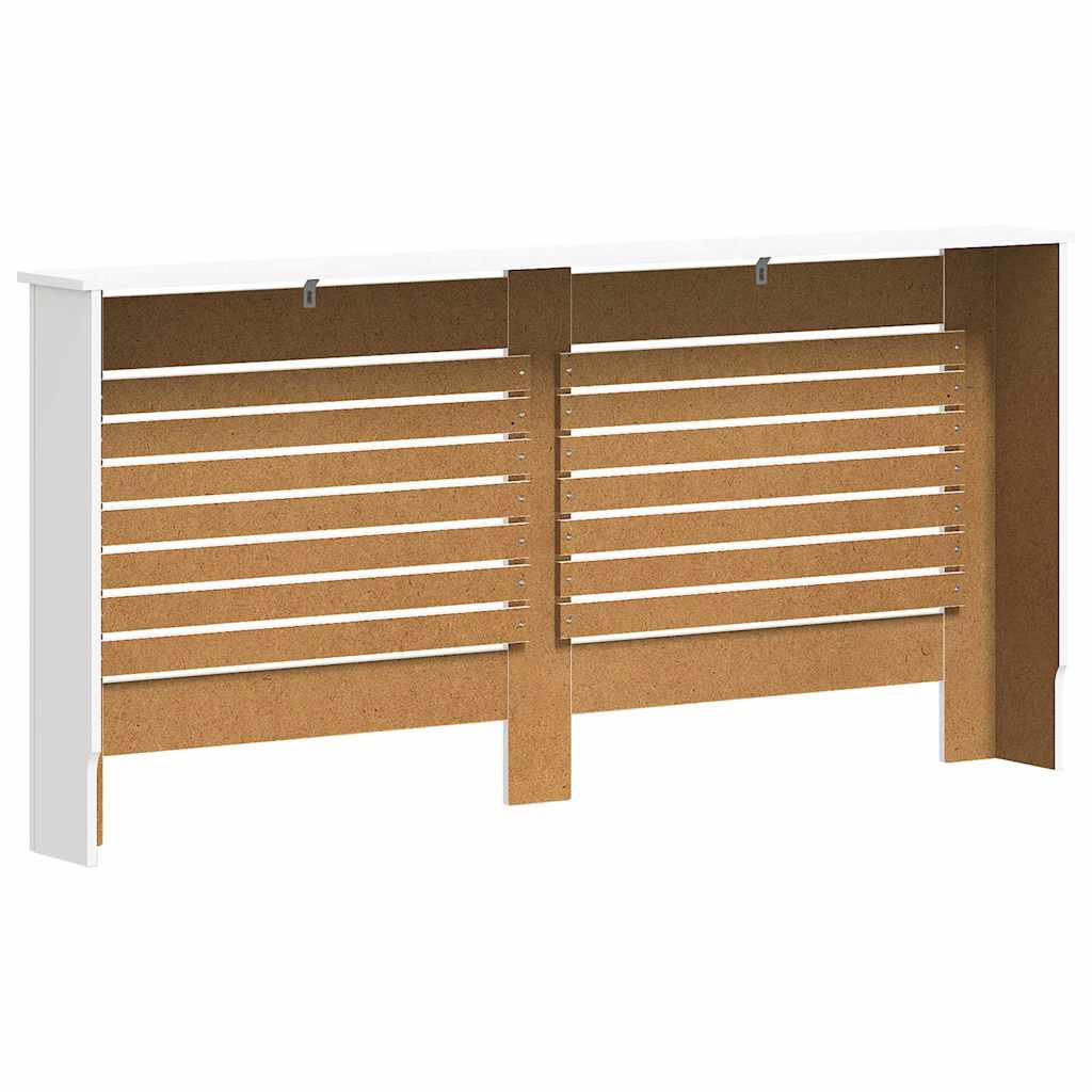 Coperture per Radiatori 2 pz Bianche 172x19x81,5 cm in MDF