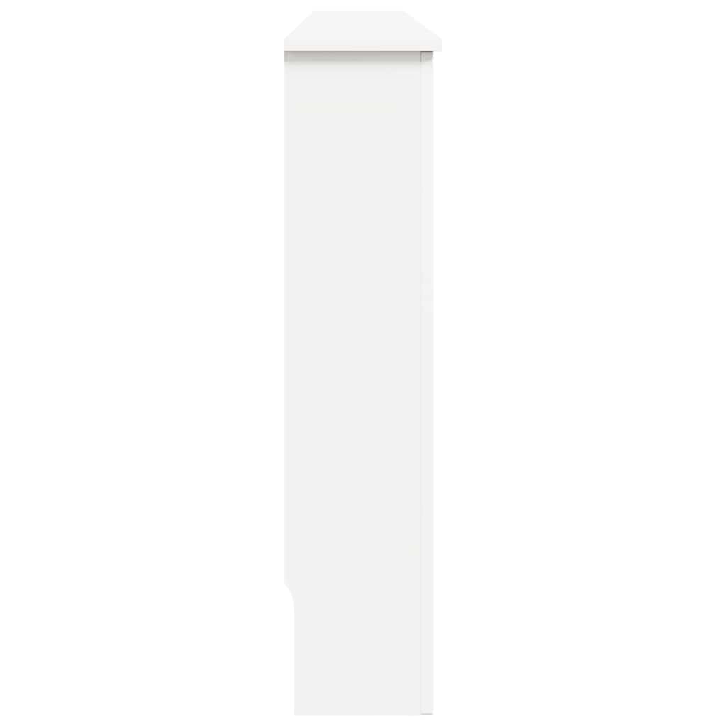 Coperture per Radiatori 2 pz Bianche 112x19x81,5 cm in MDF