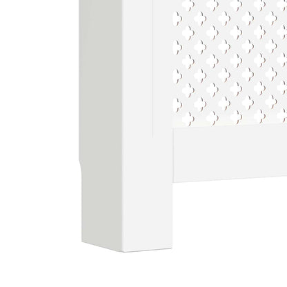 Coperture per Radiatori 2 pz Bianche 112x19x81,5 cm in MDF