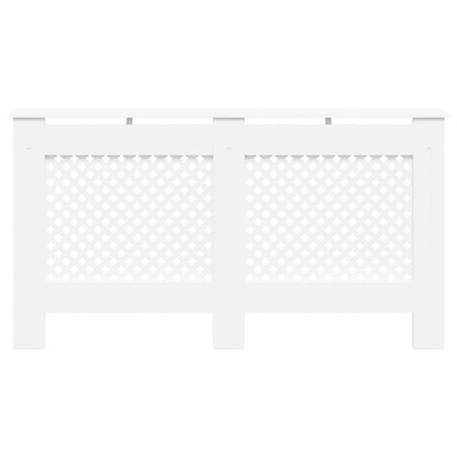 Coperture per Radiatori 2pz Bianche 152x19x81,5 cm in MDF