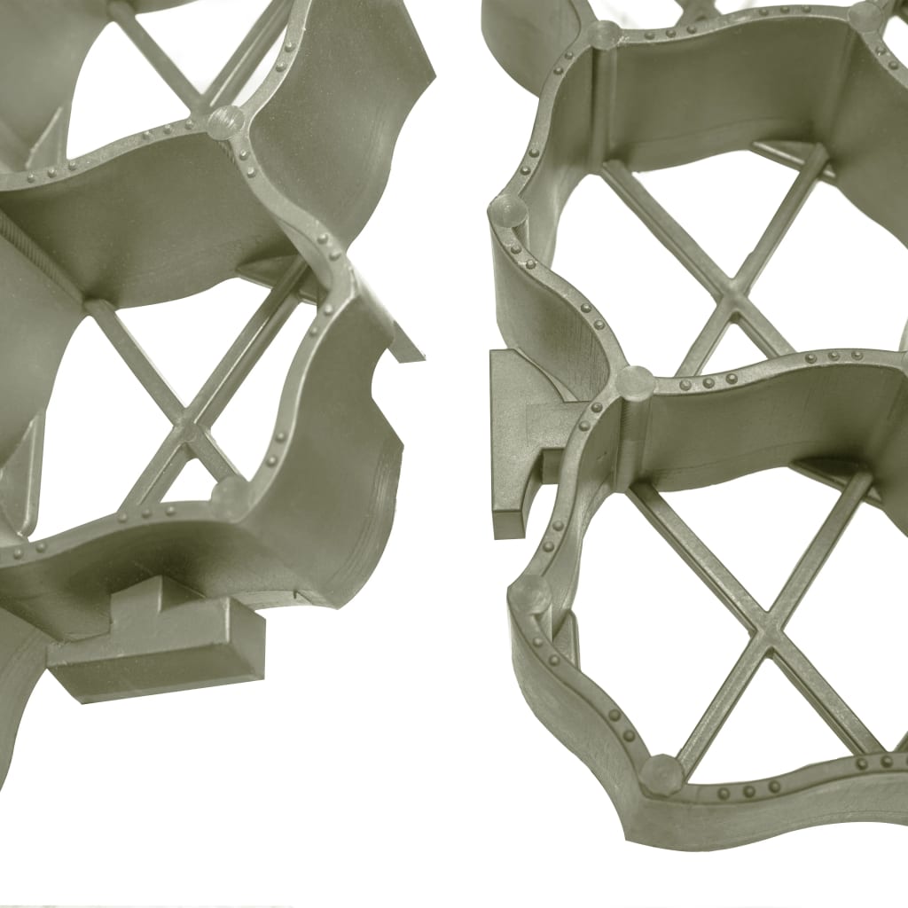 Griglie per l'Erba 16 pz Verdi 60x40x3 cm in Plastica - homemem39