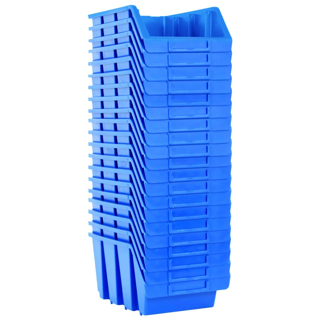 Contenitori Impilabili 20 pz Blu in Plastica | homemem39